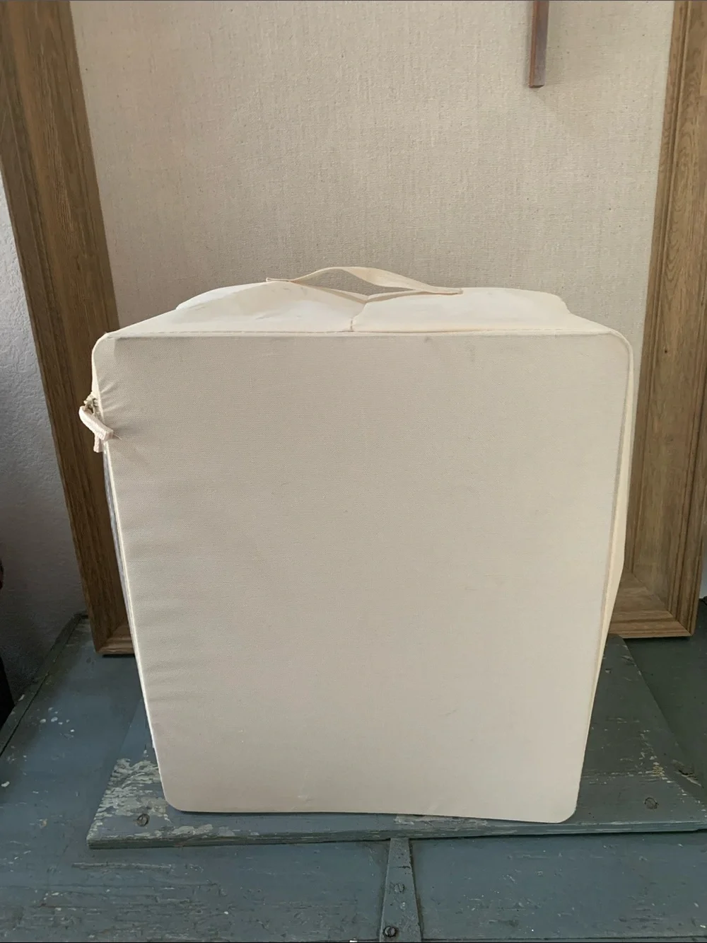 White Fabric Storage Box with Clear Window - Home Storage & Organization